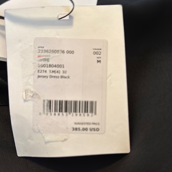 MARELLA Elegant Black Dress with Feather Details - Picture 5 of 7